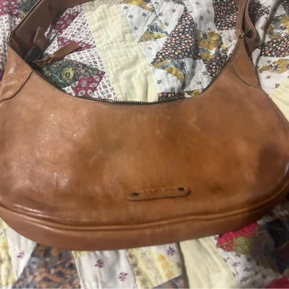 Bed Stu Tan Leather Hobo Bag - Picture 2 of 3